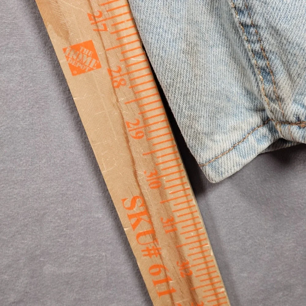Empyre Jeans Mens 32x30 Relaxed Fit Lightwash Denim Skater Grunge Streetwear Y2K - Picture 13 of 16